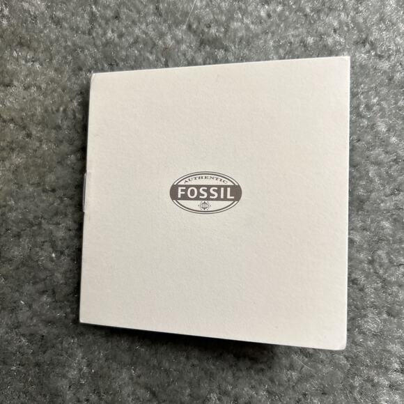 Fossil Men’s Stainless Steel Chronograph Watch Gold Tone Blue Dial Box Xtra Link - Picture 7 of 16